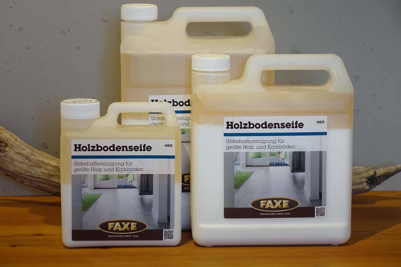 FAXE Holzbodenseife weiß alle Größen